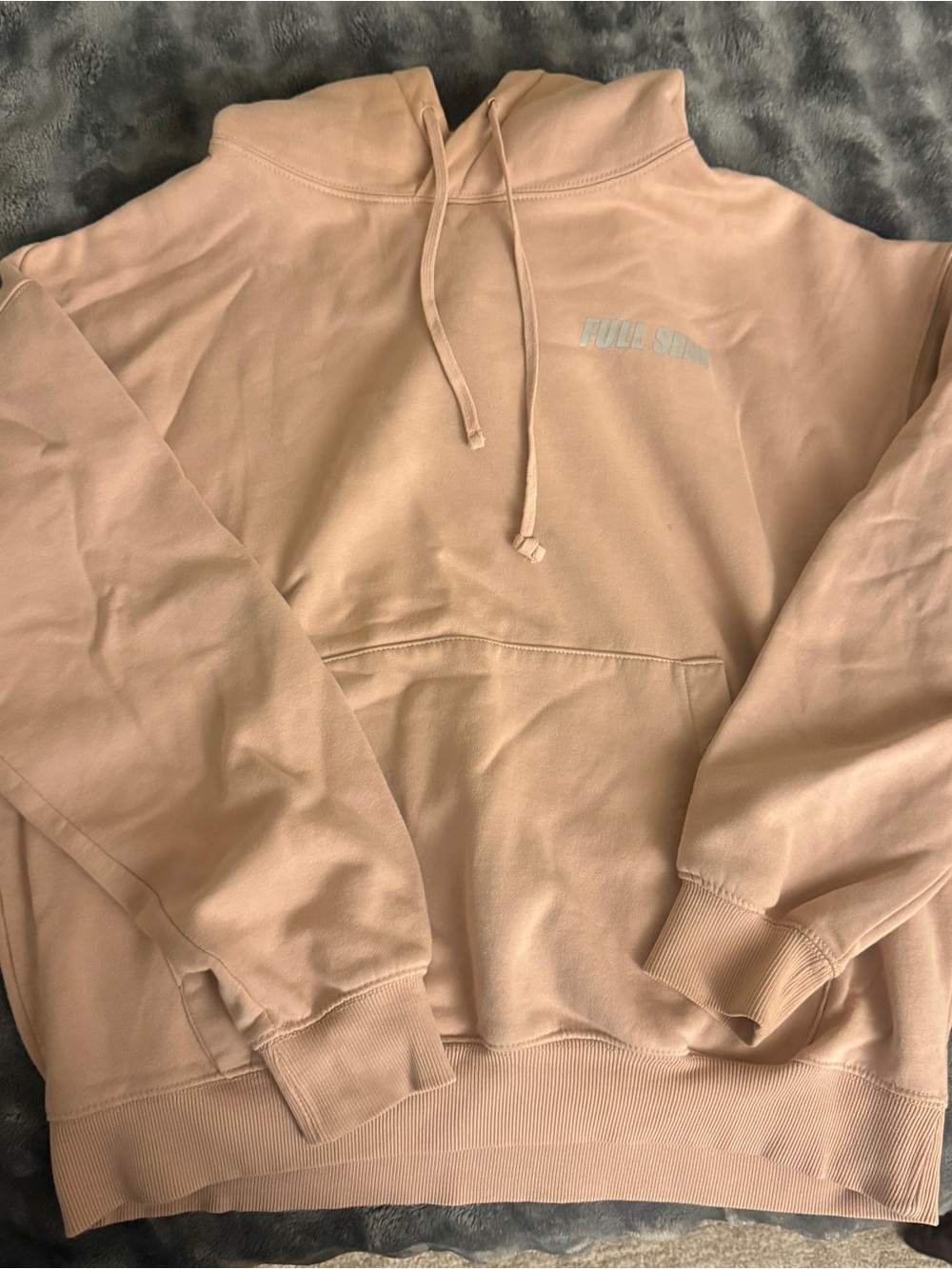 Full send pink hoodie